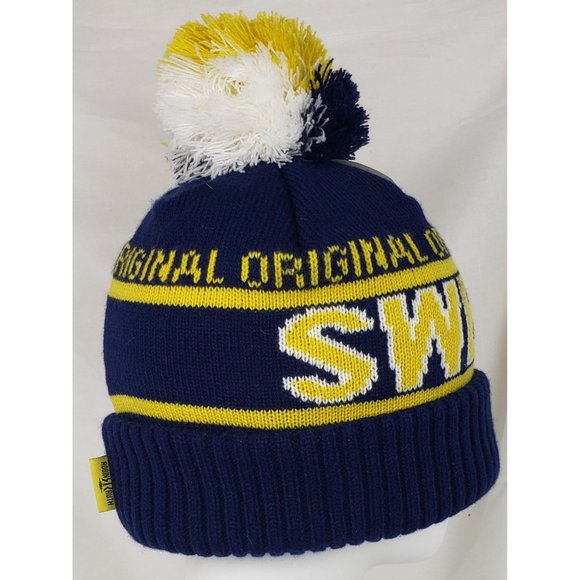 Robin Ruth ~ NWT ~ Sweden Super Chunky Bobble Beanie Hat w/Pompom - Picture 4 of 8